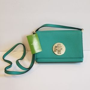 Brand New Kate Spade Teal Crossbody